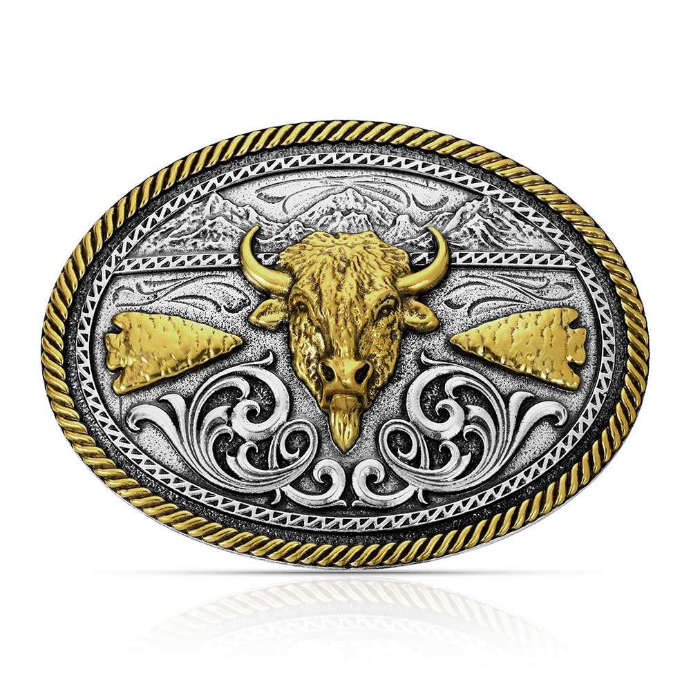 Montana Silversmiths Buffalo Ridge Buckle
