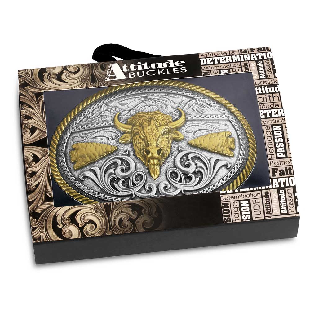 Montana Silversmiths Buffalo Ridge Buckle