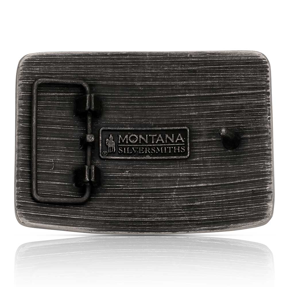 Montana Silversmiths Heritage Rider Whiskey Ranch Buckle