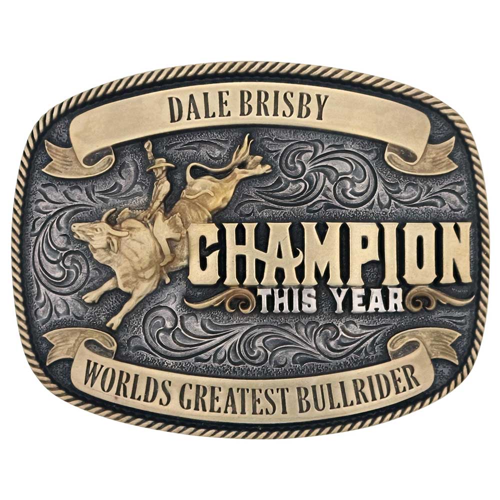 Montana Silversmiths Champion Dale Brisby Attitude Belt Buckle