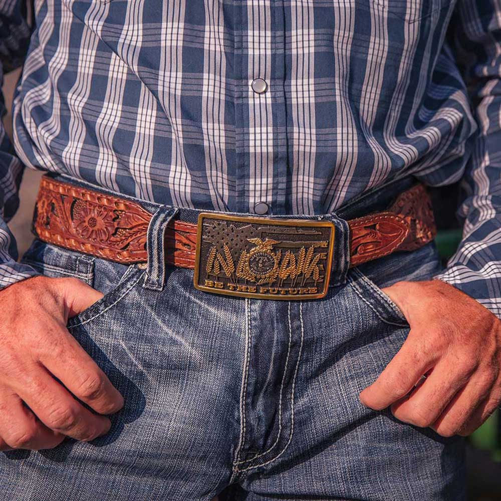 Montana Silversmiths Be the Future FFA Attitude Buckle