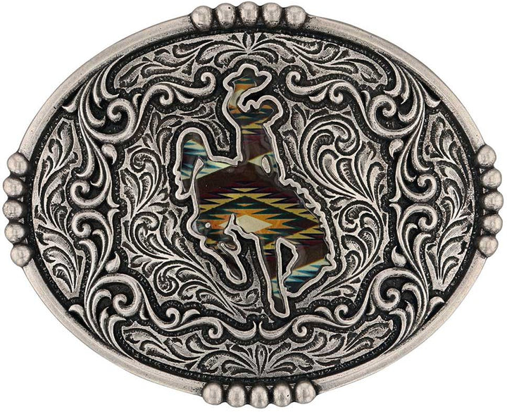 Montana Silversmiths Sunrise Bronc Attitude Belt Buckle