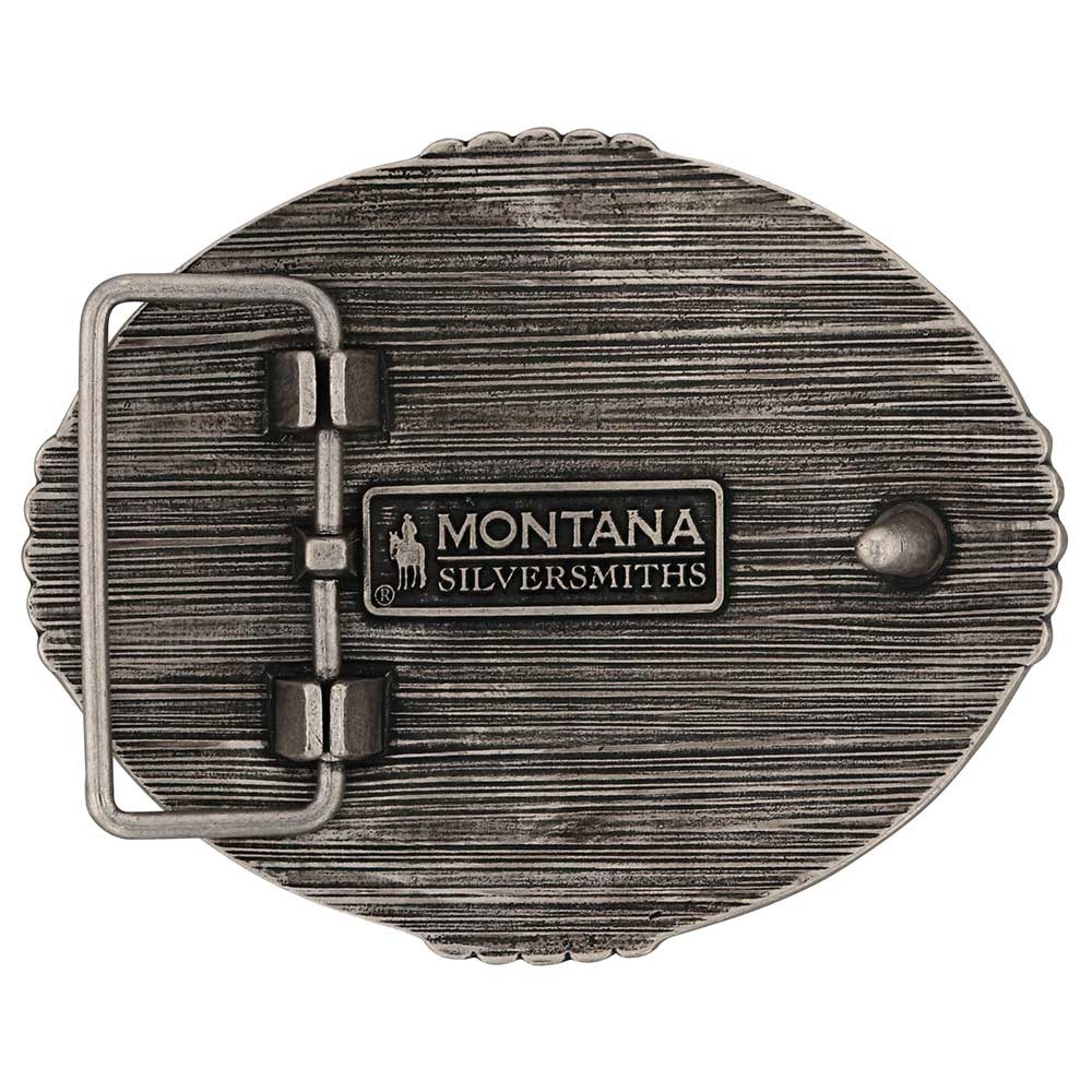 Montana Silversmiths Sunrise Bronc Attitude Belt Buckle