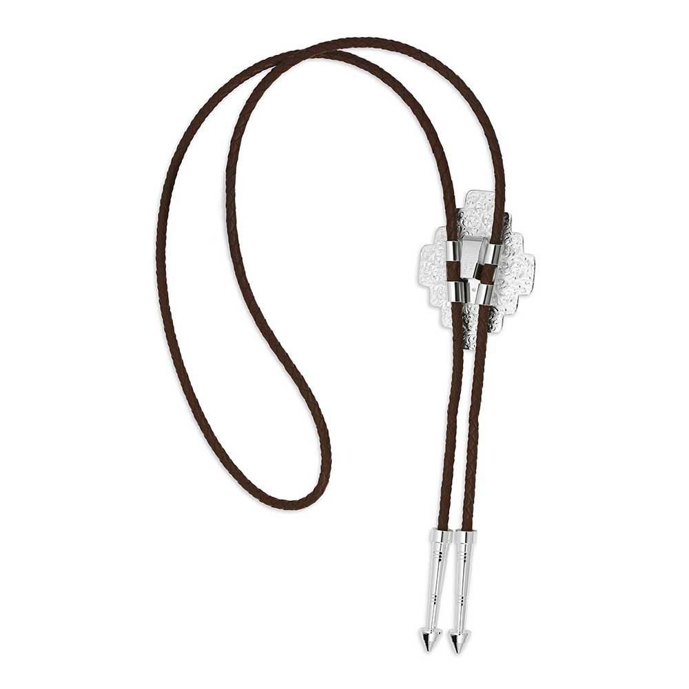 Montana Silversmiths Santa Fe Turqoise Bolo Tie
