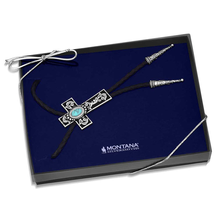 Montana Silversmiths Everlasting Faith Cross Bolo Tie