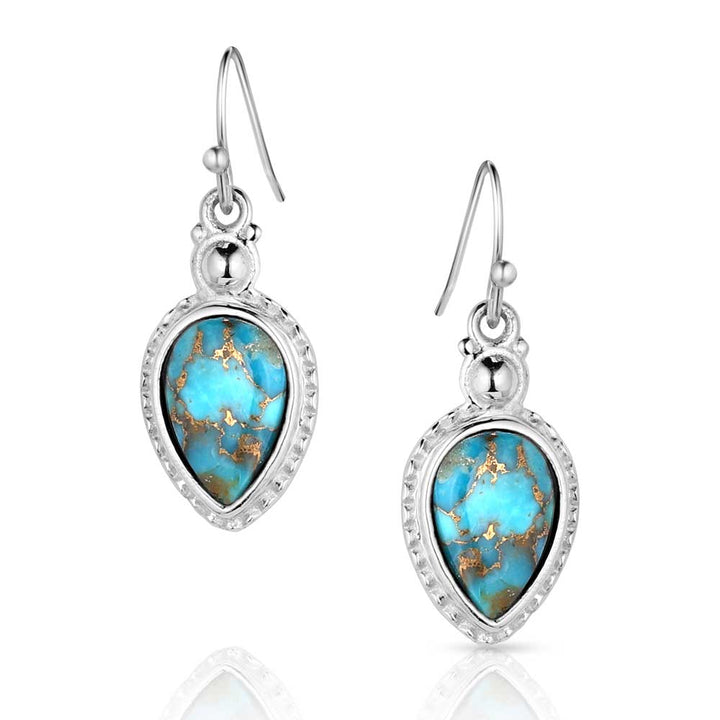 Montana Silversmiths Expression of the West Turquoise Earrings