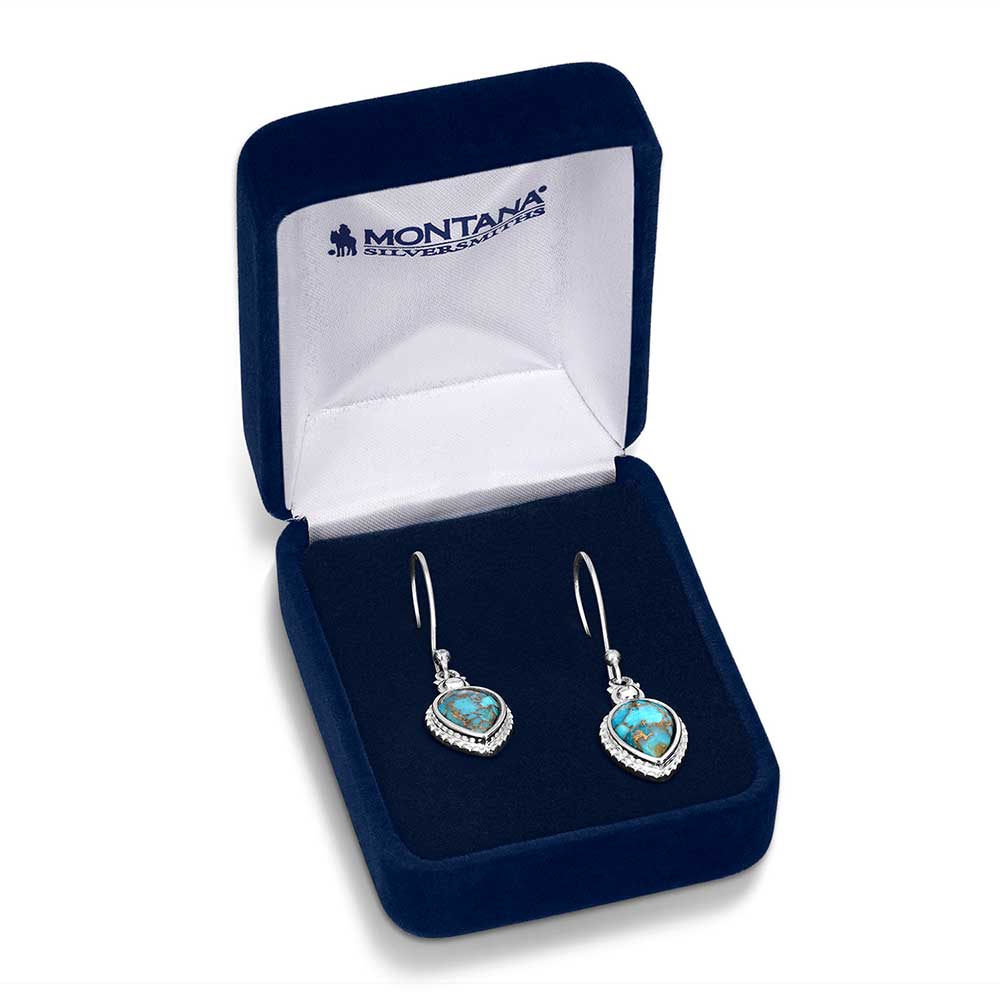 Montana Silversmiths Expression of the West Turquoise Earrings