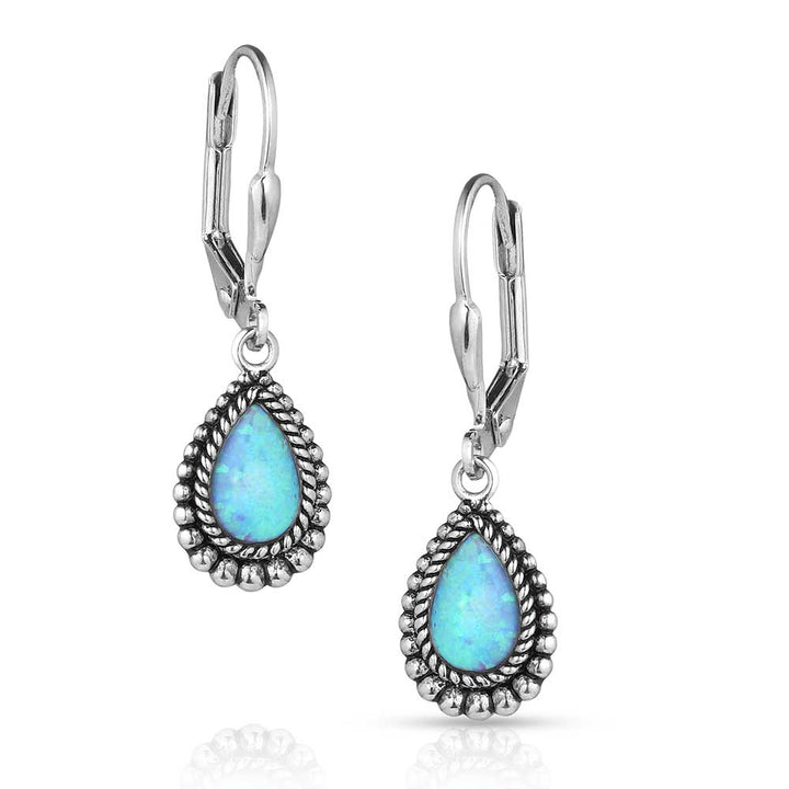 Montana Silversmiths Glimmering Pools Opal Earrings