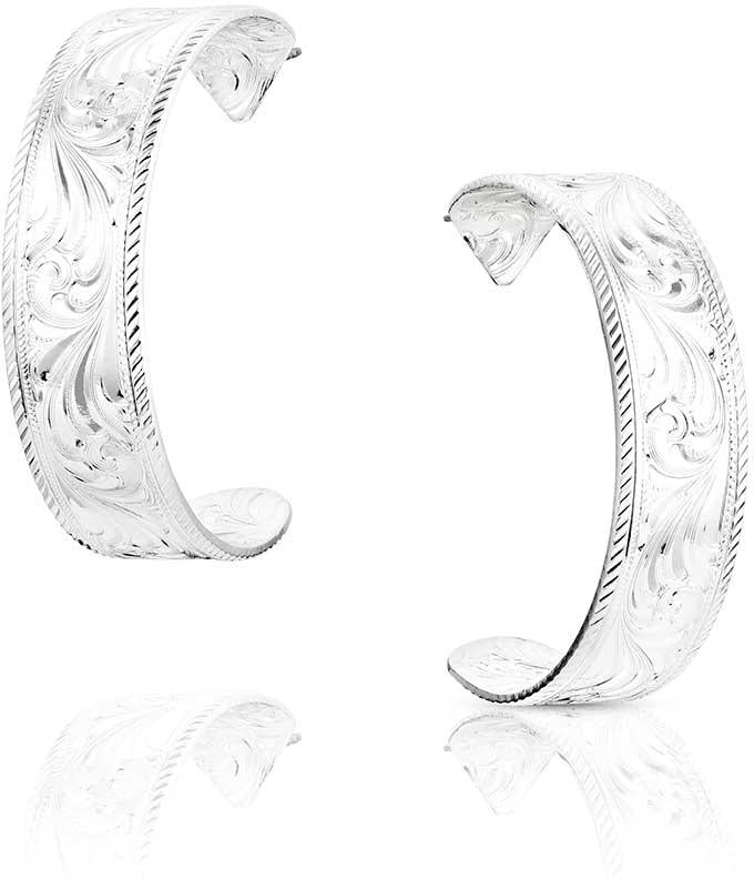 Montana Silversmiths Out West Hoop Earrings