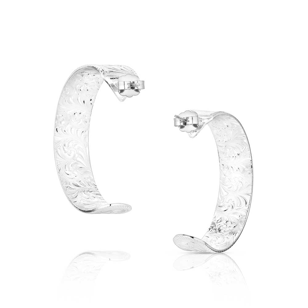 Montana Silversmiths Out West Hoop Earrings