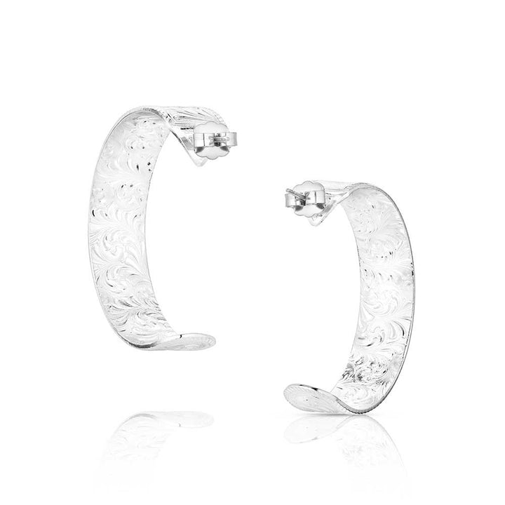 Montana Silversmiths Out West Hoop Earrings