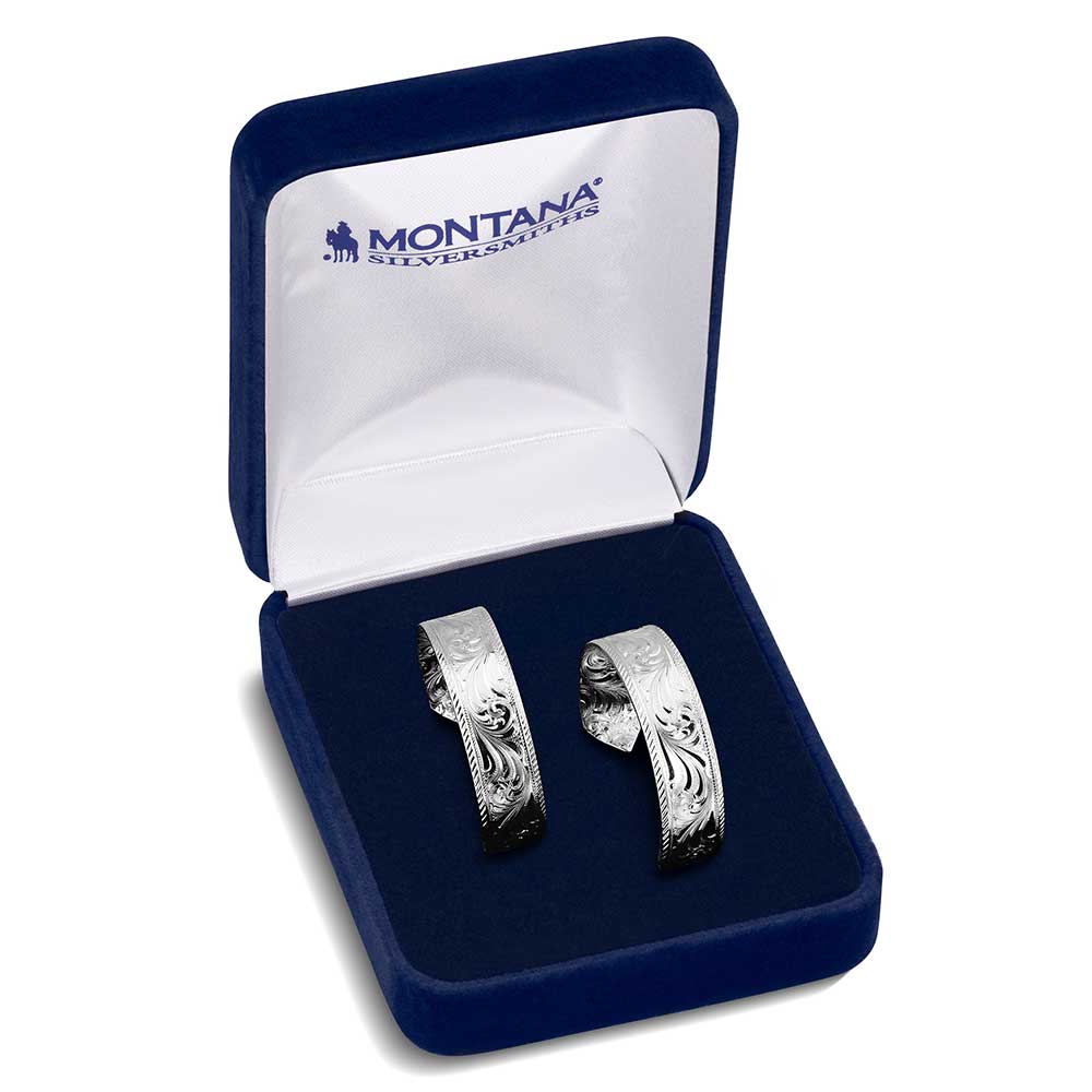 Montana Silversmiths Out West Hoop Earrings