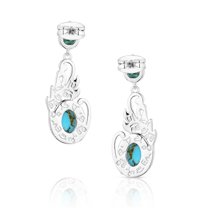 Montana Silversmiths Turquoise Breeze Earrings
