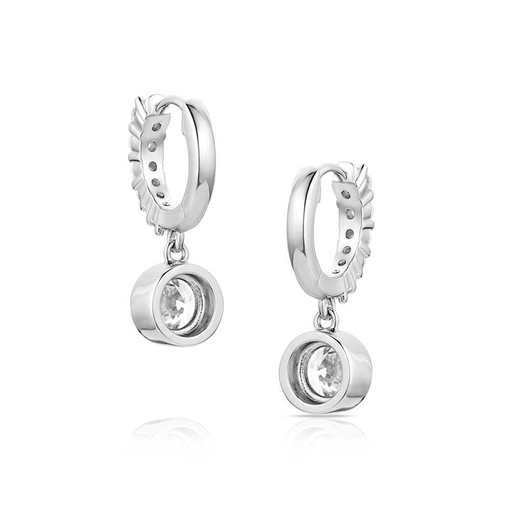 Montana Silversmiths Dew Drop Crystal Earrings