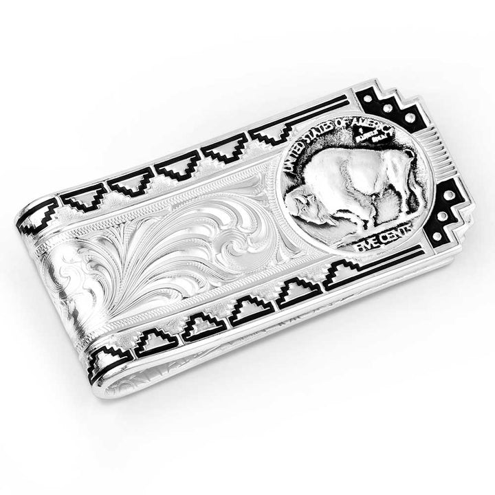 Montana Silversmiths Buffalo Nickel Southwestern Money Clip