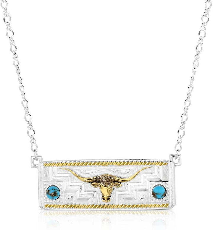 Montana Silversmiths Longhorn Trails Necklace