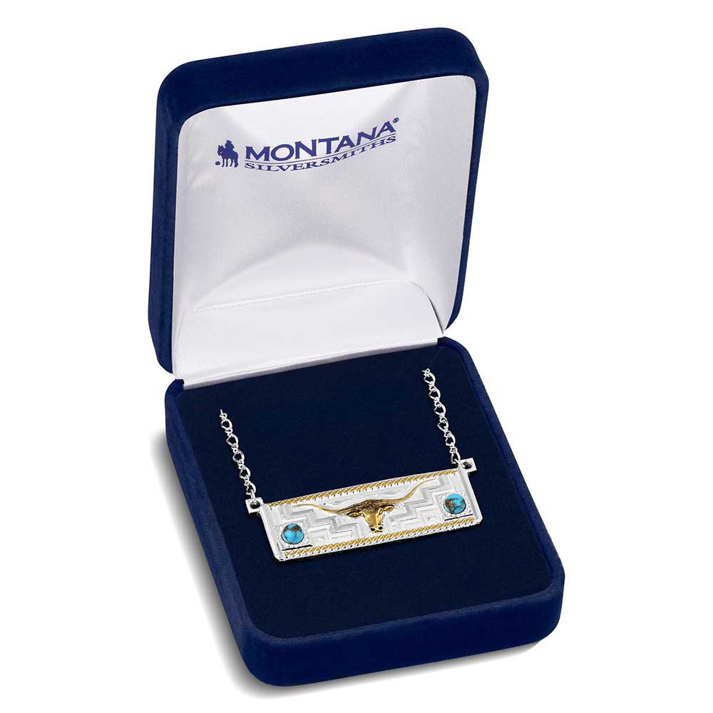Montana Silversmiths Longhorn Trails Necklace