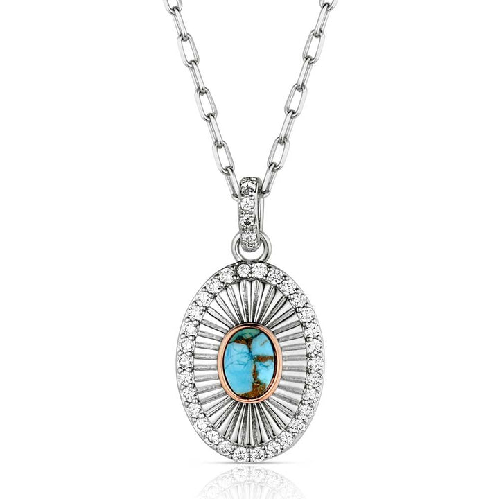Montana Silversmiths Turquoise Sunburst Necklace
