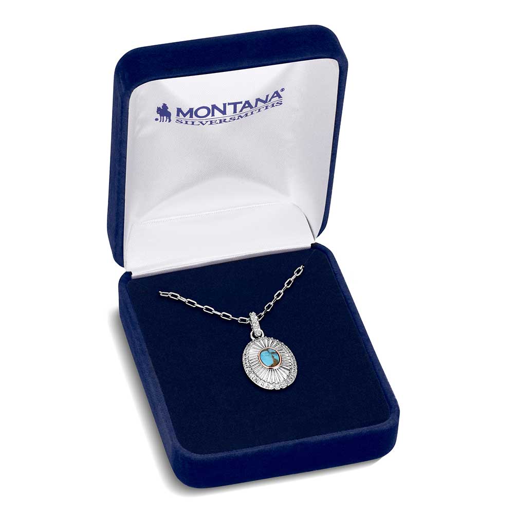 Montana Silversmiths Turquoise Sunburst Necklace