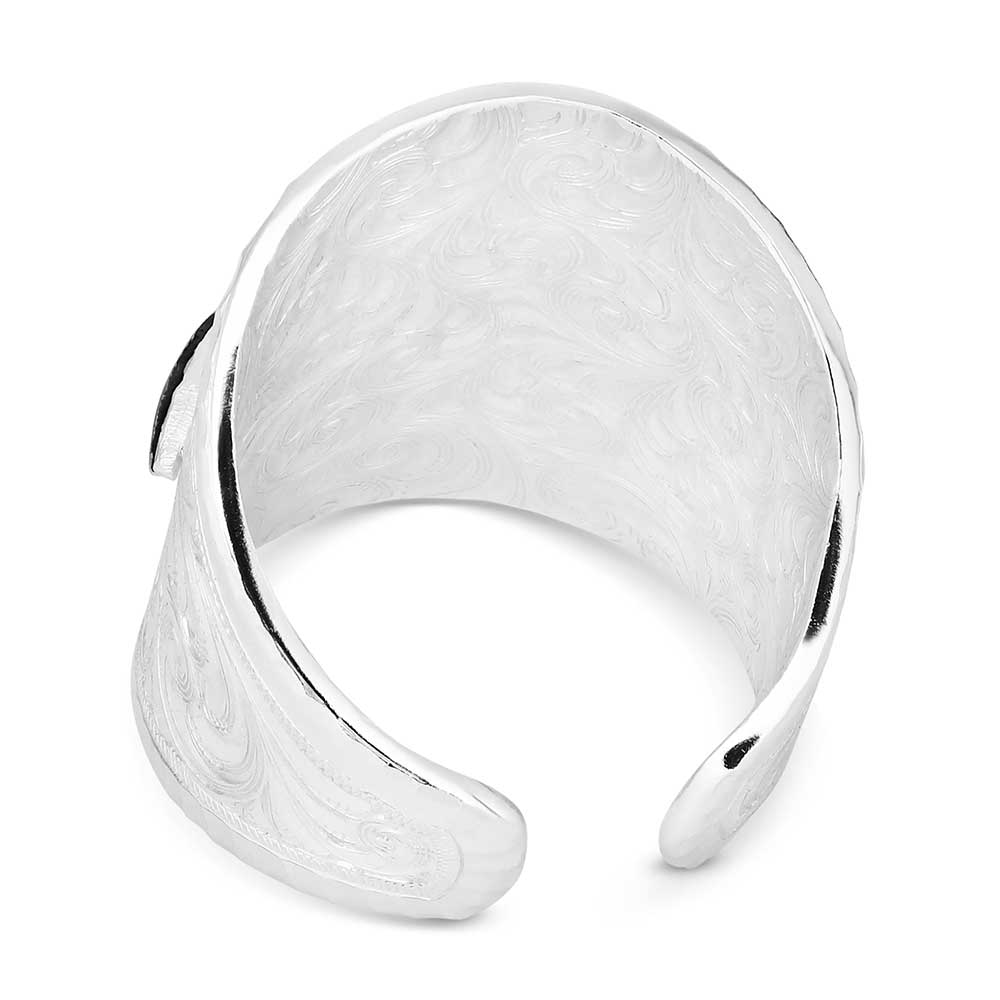Montana Silversmiths Longhorn Out West Ring