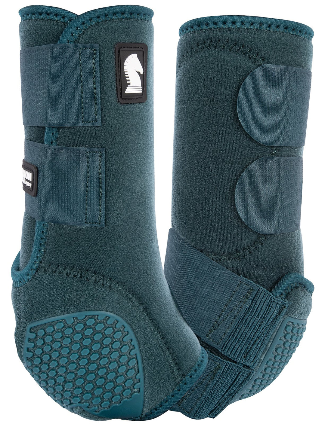 Classic Equine Dragonfly Green Flexion Legacy2 Support Boots-Front