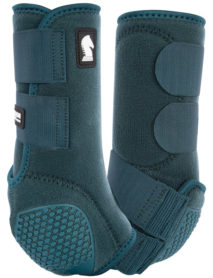 Classic Equine Dragonfly Green Flexion Legacy2 Support Boots-Front