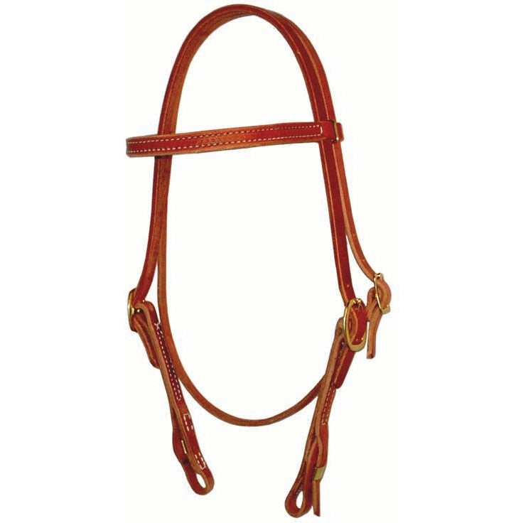 Berlin Custom Leather Browband Headstall with Quick Change