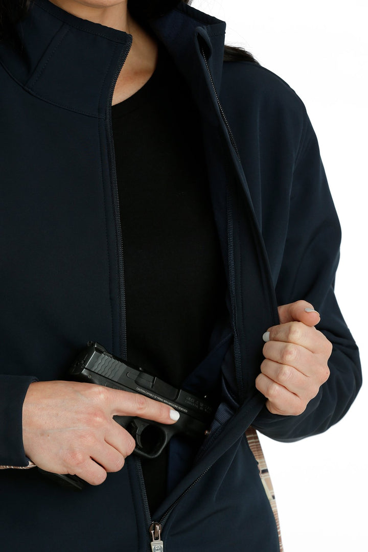 Cinch Women's Navy Concealed Carry Bonded Jacket
