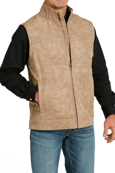 Cinch Men's Concealed Carry Khaki Bonded Vest