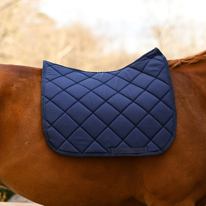 Dreamers & Schemers Navy Blue English Saddle Pad