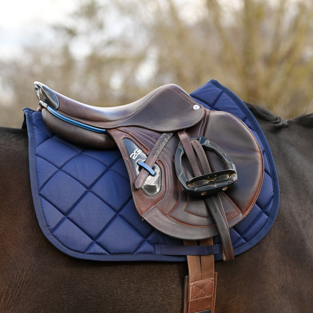 Dreamers & Schemers Navy Blue English Saddle Pad
