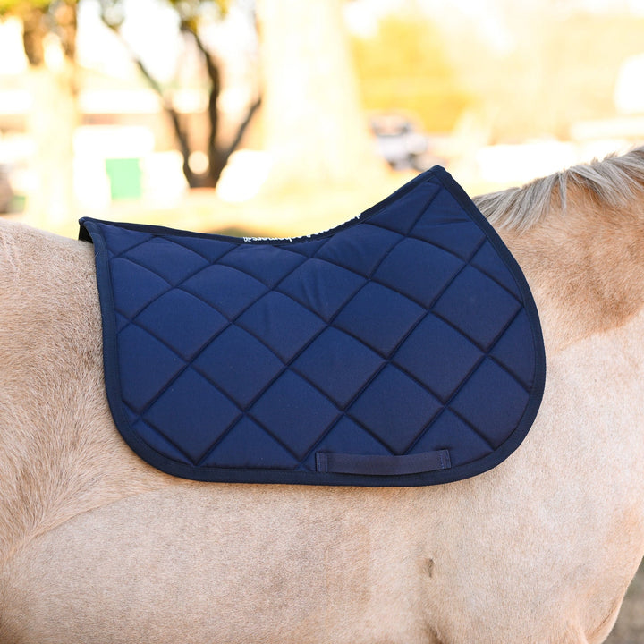Dreamers & Schemers Navy Blue English Saddle Pad