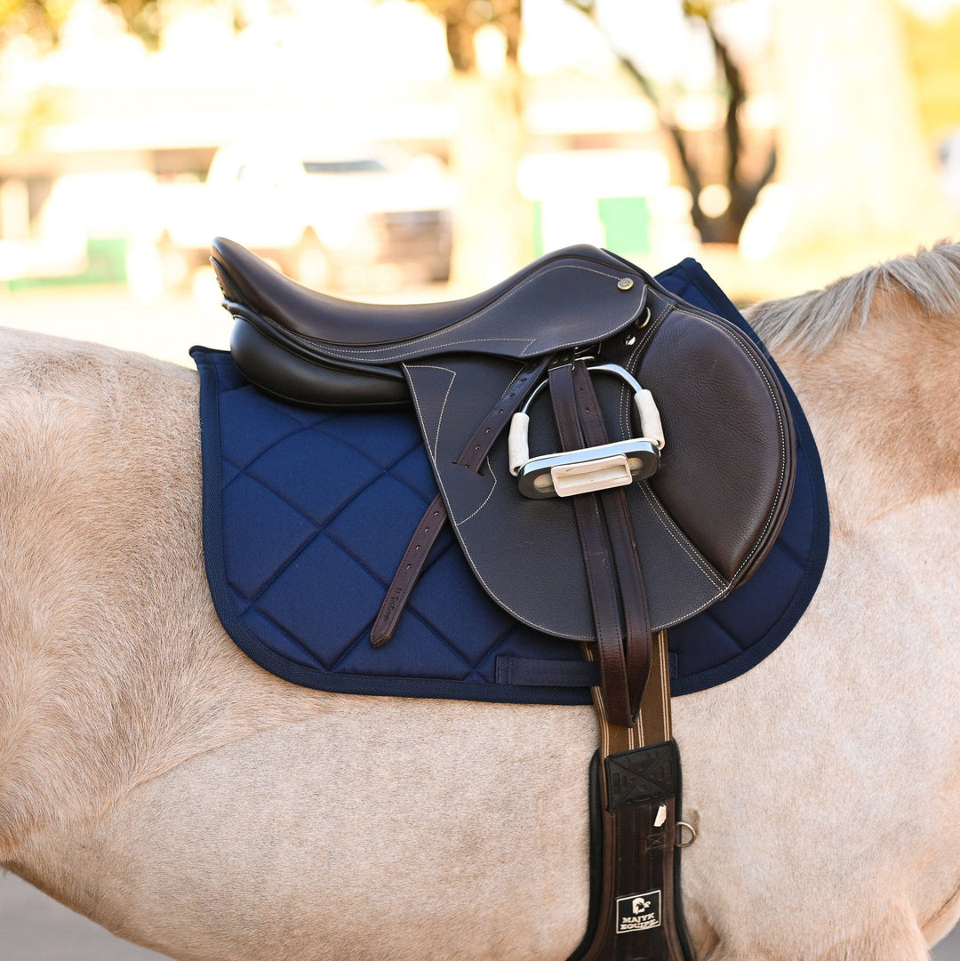 Dreamers & Schemers Navy Blue English Saddle Pad