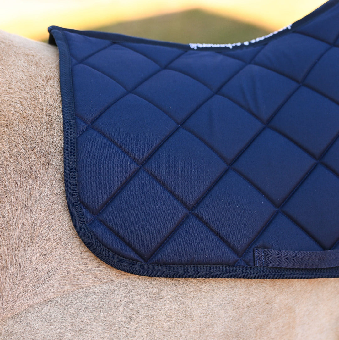 Dreamers & Schemers Navy Blue English Saddle Pad