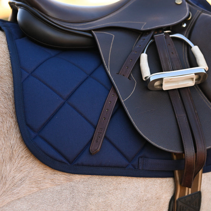 Dreamers & Schemers Navy Blue English Saddle Pad