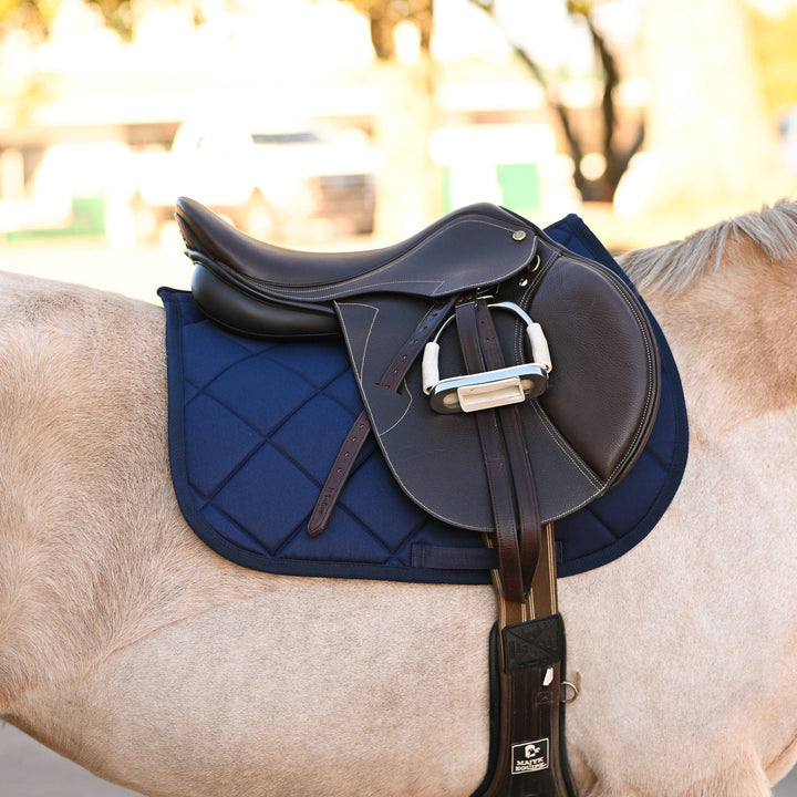Dreamers & Schemers Navy Blue English Saddle Pad