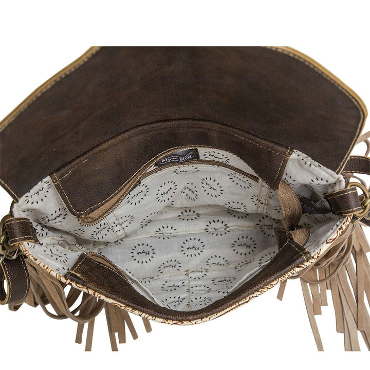 Myra Ralphy Leather and Hairon Bag