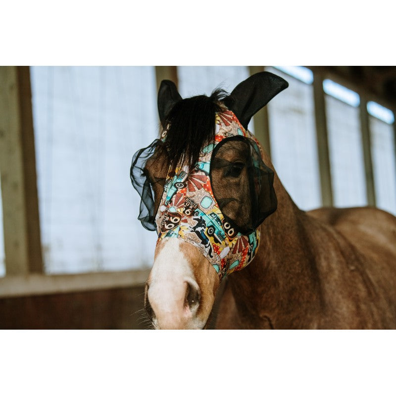 Schulz Equine Route 66 Lycra Fly Mask