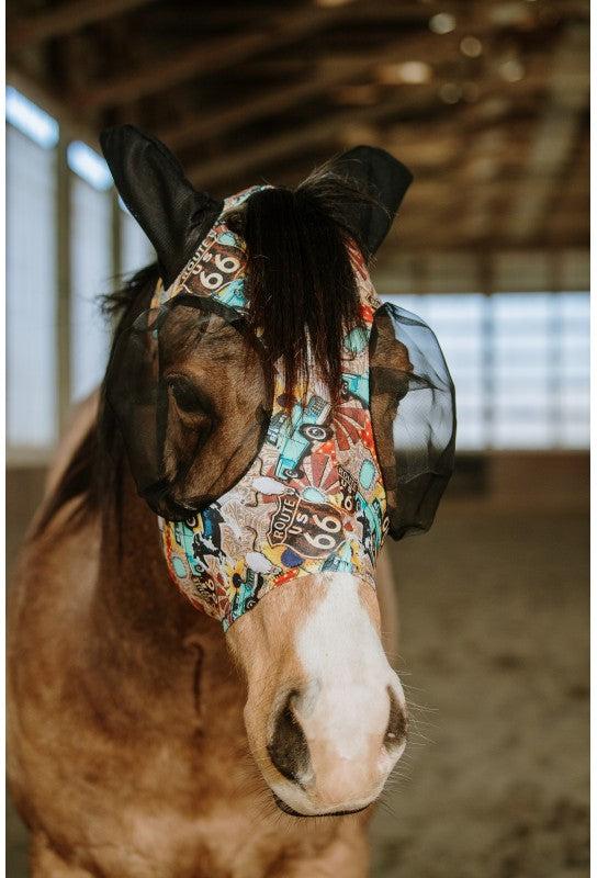 Schulz Equine Route 66 Lycra Fly Mask