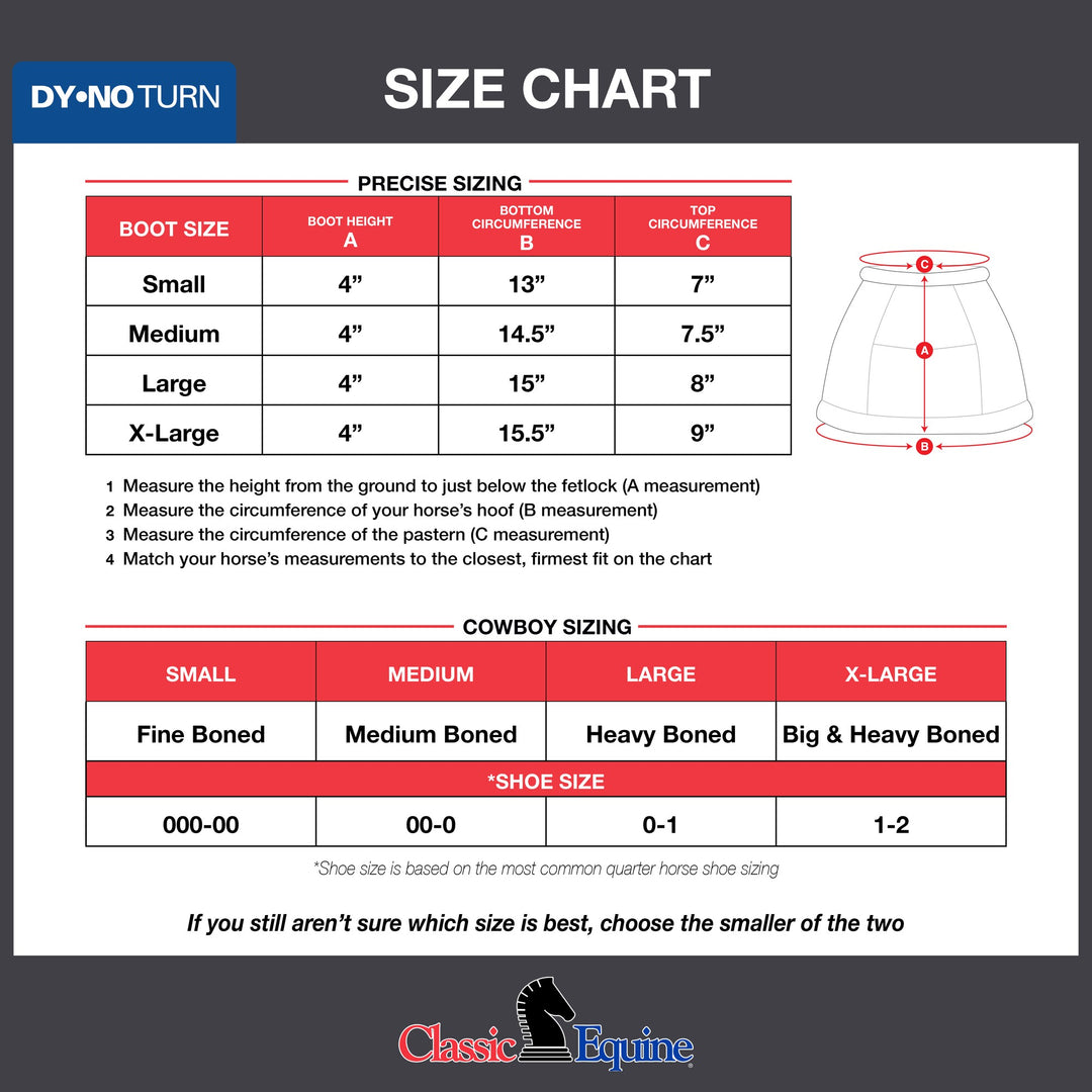 Classic Equine DyNo Turn Designer Line Bell Boots-Techno
