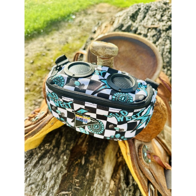 Schulz Equine Turquoise Glass Beat Bag