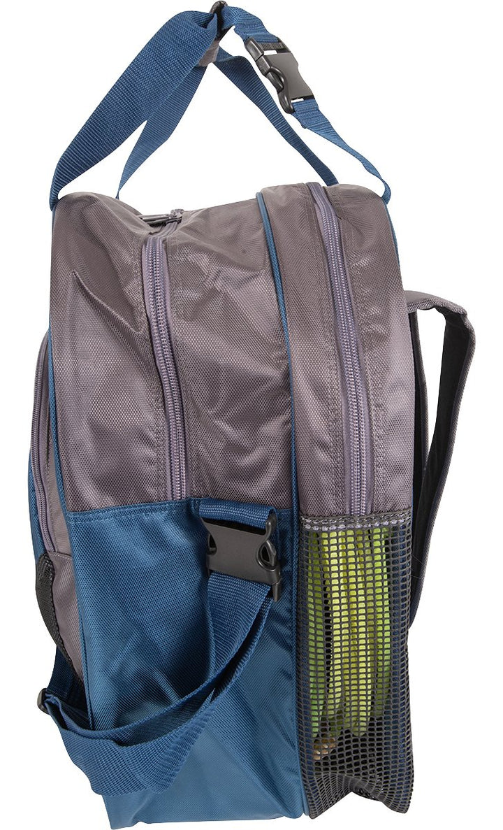Classic Super Deluxe Rope Bag-Navy/Grey