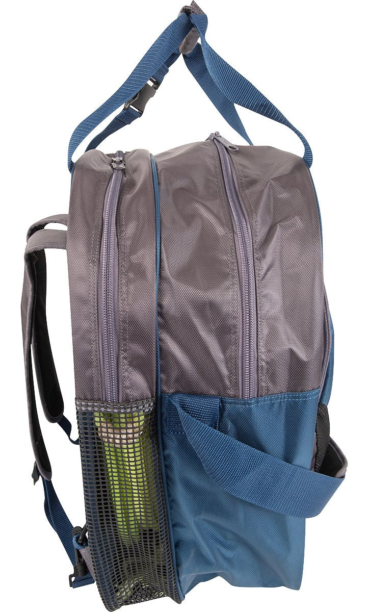 Classic Super Deluxe Rope Bag-Navy/Grey