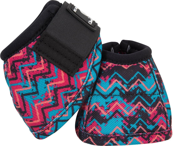 Classic Equine DyNo Turn Designer Line Bell Boots-Techno