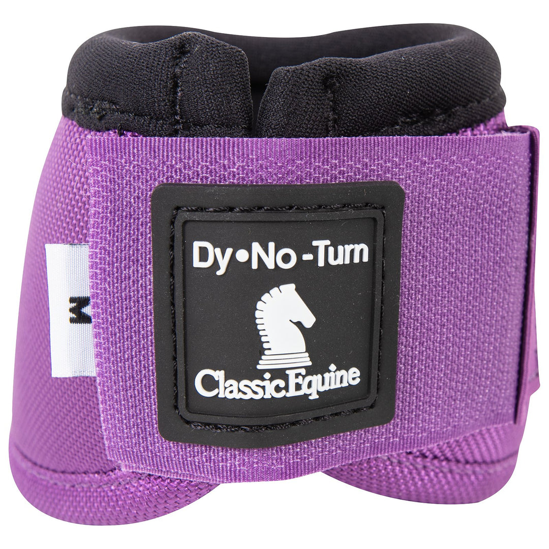 Classic Equine DyNo Turn Bell Boot-Violet Purple