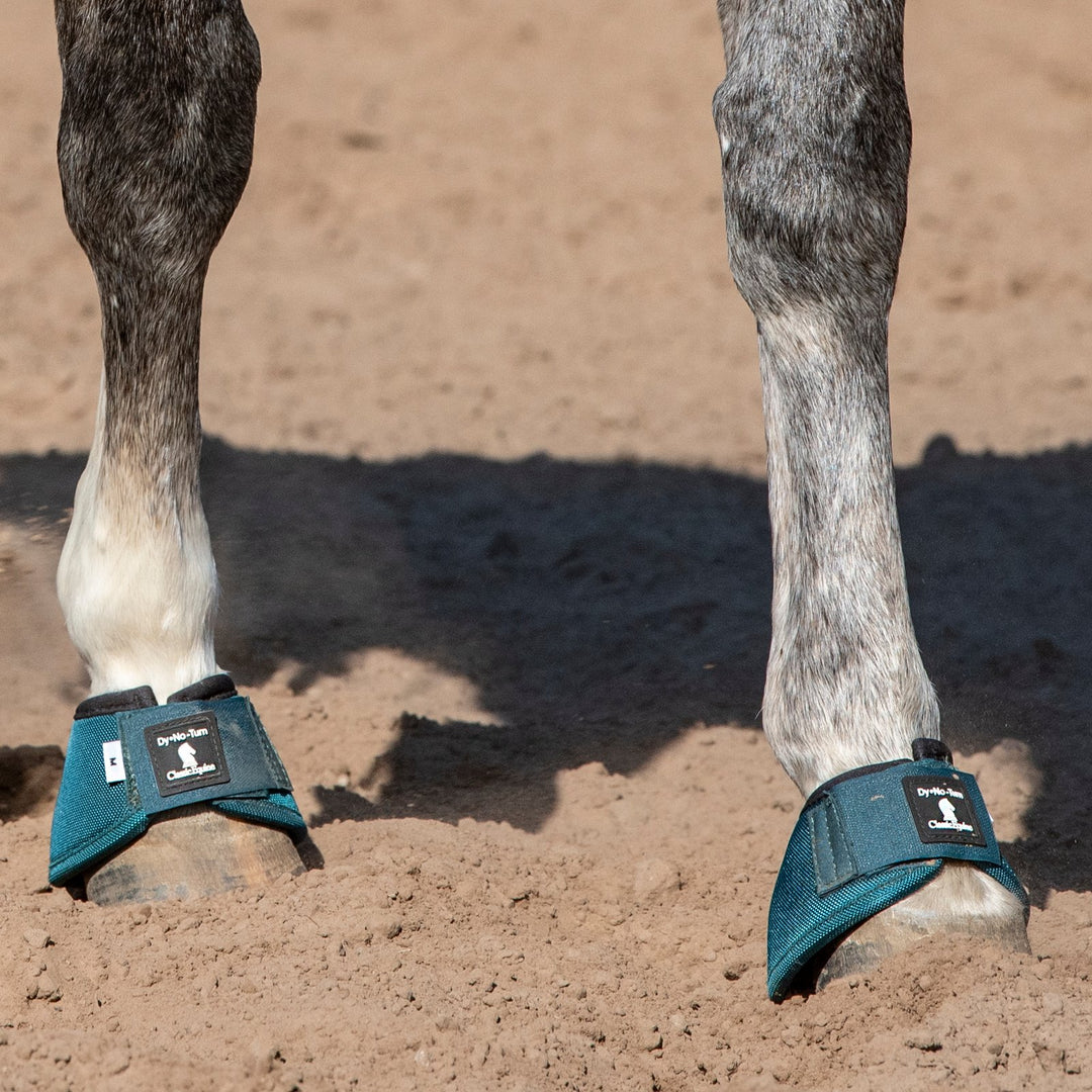 Classic Equine DyNo Turn Bell Boot-Dragonfly Green
