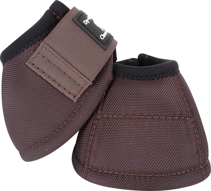 Classic Equine DyNo Turn Bell Boot-Chocolate