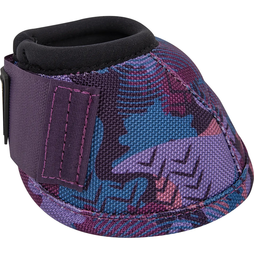 Classic Equine DyNo Turn Designer Line Bell Boots-Purple Camo