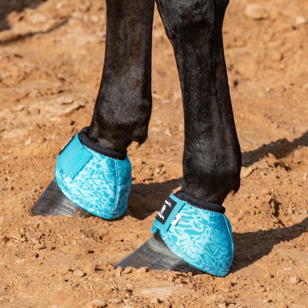Classic Equine DyNo Turn Designer Line Bell Boots-Savannah