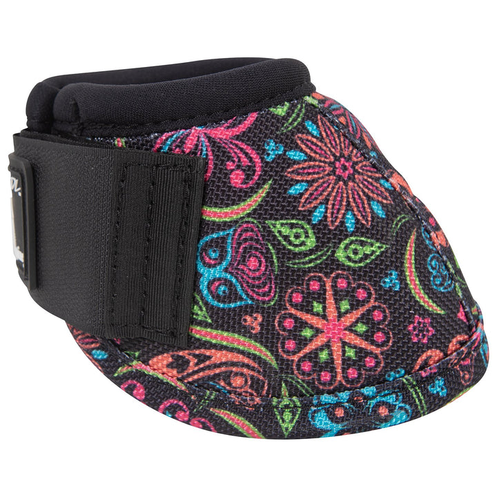 Classic Equine DyNo Turn Designer Line Bell Boots-Neon Flower